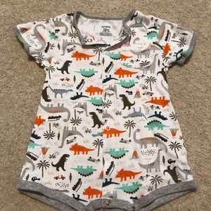 Baby boys Dino outfit one piece